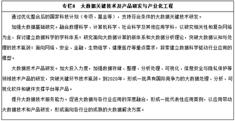 大數(shù)據(jù)驅(qū)動金融知識流程外包新發(fā)展——解讀國發(fā)〔2015〕50號《促進大數(shù)據(jù)發(fā)展行動綱要》
